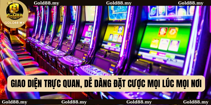 Giao diện trực quan, dễ dàng đặt cược mọi lúc mọi nơi