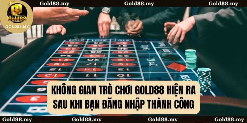 Đăng Nhập Gold88: Cửa Ngõ Đến Thế Giới Giải Trí Cao Cấp 3 Không gian trò chơi GOLD88 hiện ra sau khi bạn đăng nhập thành công